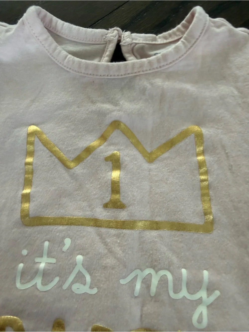 Carter’s First Birthday Shirt